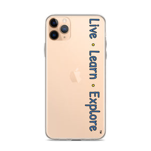 Live • Learn • Explore™ iPhone Case